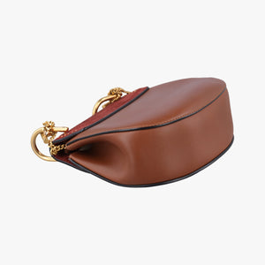 Pre-owned Chloe DREW Red × Brown Leather×Suede  shoulderbag | stylenewstar
