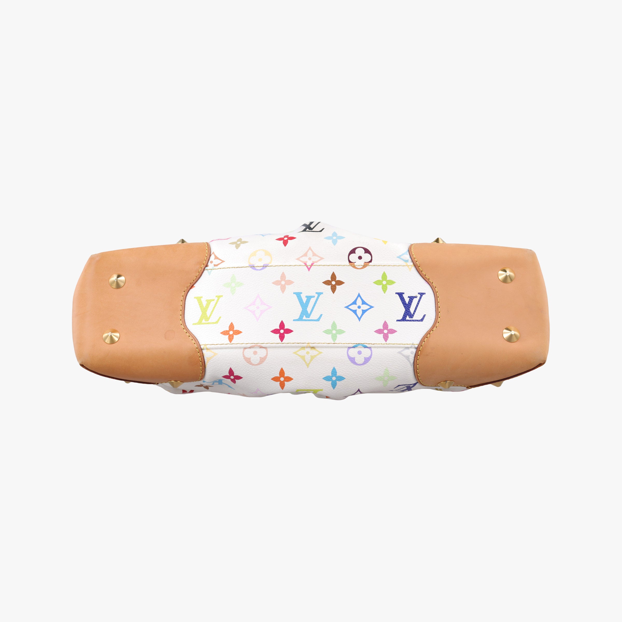 Pre-owned Louis Vuitton JUDY MM white Monogram Multicolor M40255 shoulderbag | stylenewstar