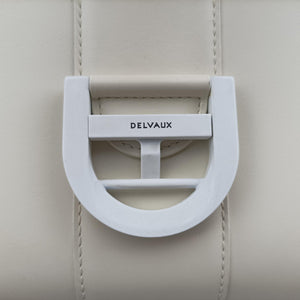 Pre-owned Delvaux Brillant White Leather  shoulderbag | stylenewstar