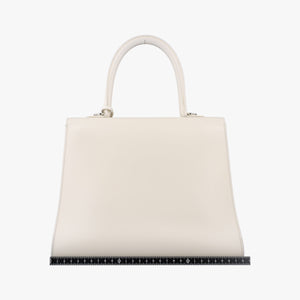 Pre-owned Delvaux Brillant White Leather  shoulderbag | stylenewstar