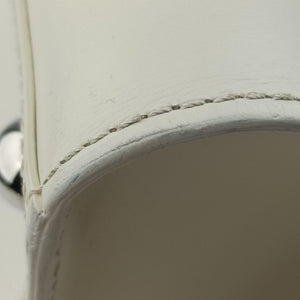 Pre-owned Delvaux Brillant White Leather  shoulderbag | stylenewstar