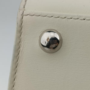 Pre-owned Delvaux Brillant White Leather  shoulderbag | stylenewstar