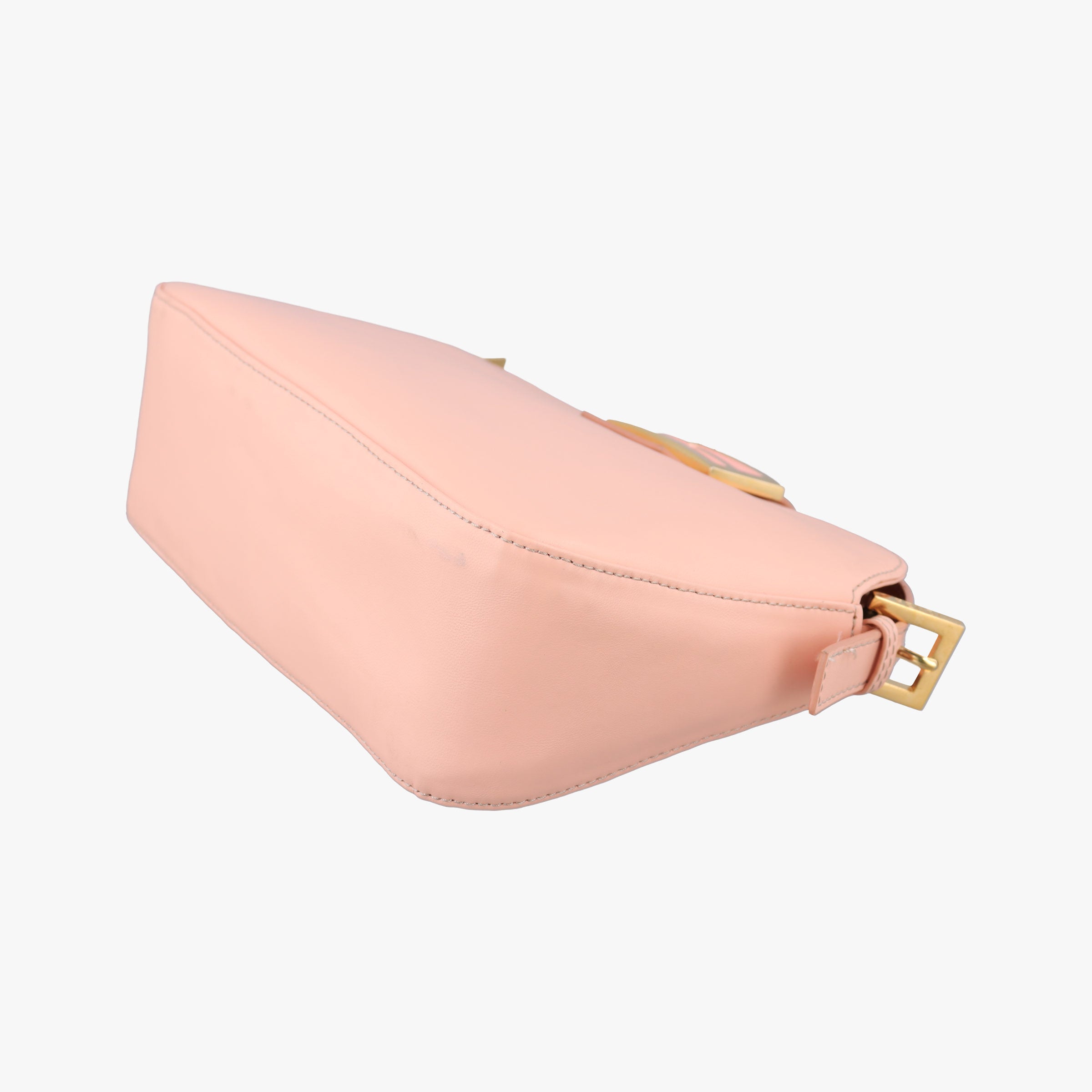 Pre-owned Fendi Mamma Baguette Pink Leather 26725 shoulderbag | stylenewstar