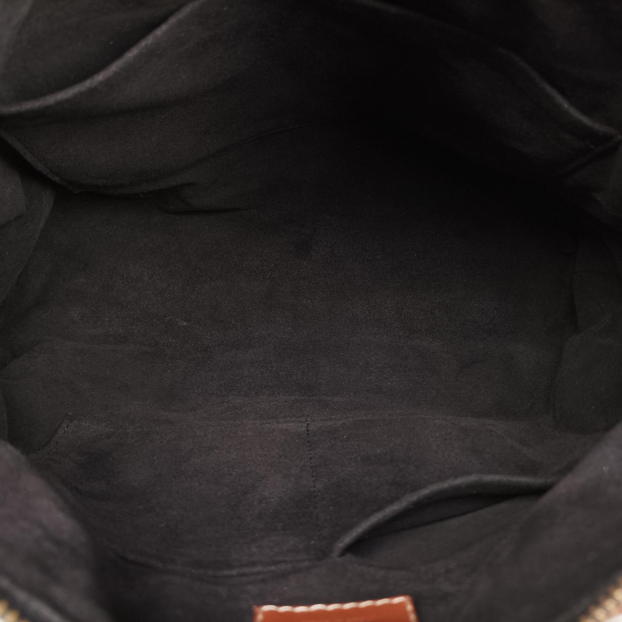 Pre-owned Louis Vuitton PALLAS Brown×Noir Monogram Canvas×calf leather M41175 handbag | stylenewstar