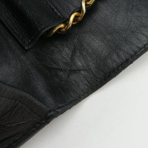 Pre-owned Chanel Matelasse 25 Push Lock Chain Black lambskin A03570 shoulderbag | stylenewstar