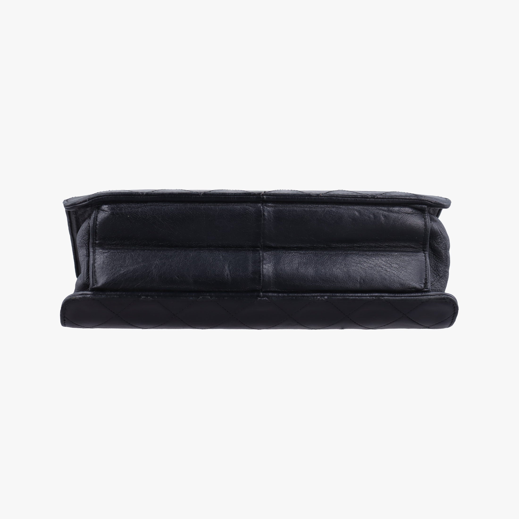 Pre-owned Chanel Matelasse 25 Push Lock Chain Black lambskin A03570 shoulderbag | stylenewstar