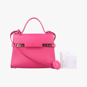 Vintage Delvaux Tampete Rose Leather  shoulderbag | stylenewstar