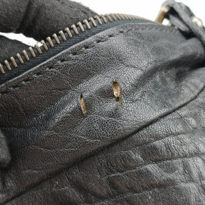 Pre-owned Fendi Borsa B Black Leather 8BL102 handbag | stylenewstar