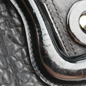 Pre-owned Fendi Borsa B Black Leather 8BL102 handbag | stylenewstar