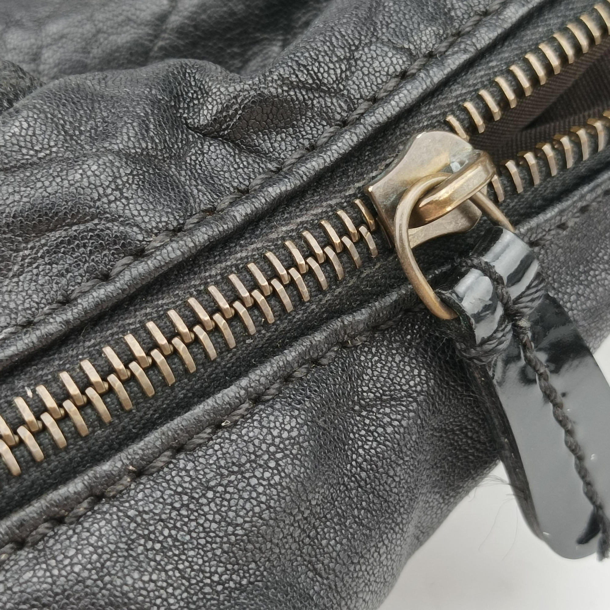 Pre-owned Fendi Borsa B Black Leather 8BL102 handbag | stylenewstar