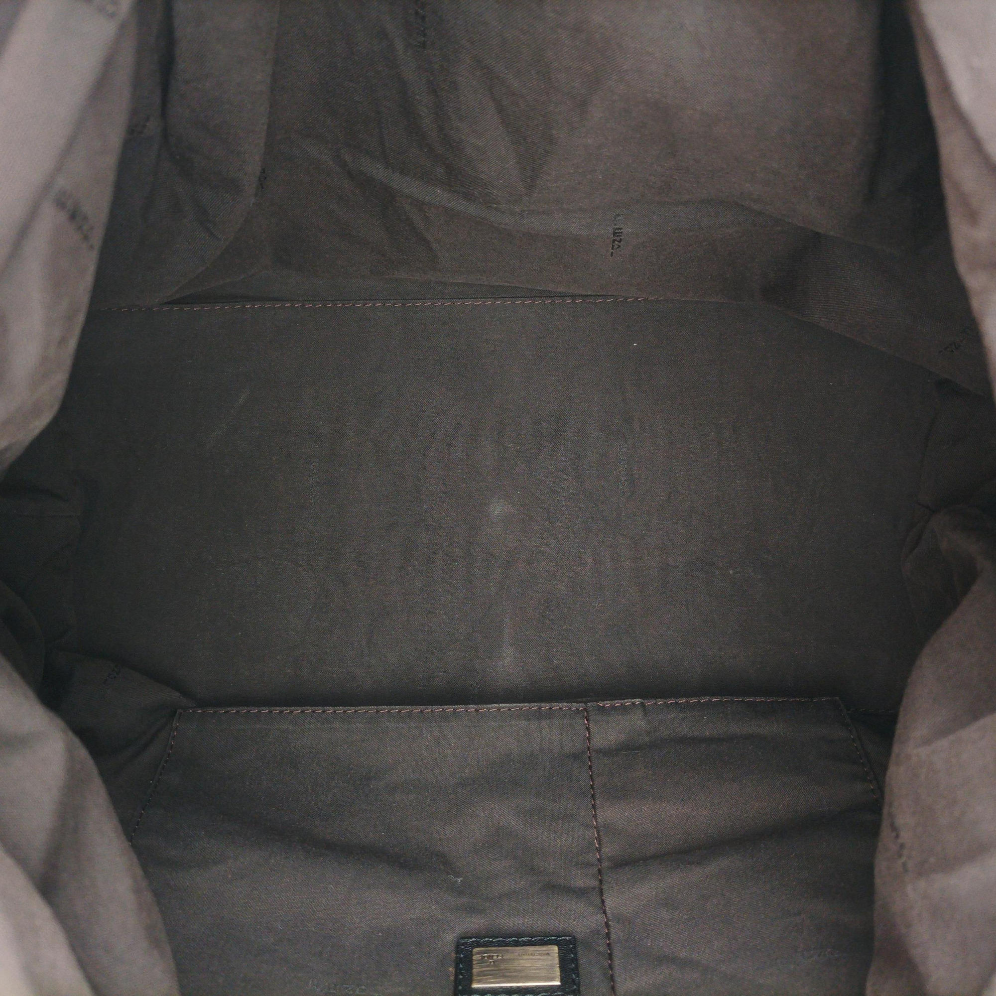 Pre-owned Fendi Borsa B Black Leather 8BL102 handbag | stylenewstar