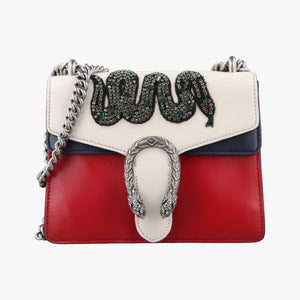 Vintage Gucci Dionysus Ivory×Red×Navy Leather 421970 shoulderbag | stylenewstar