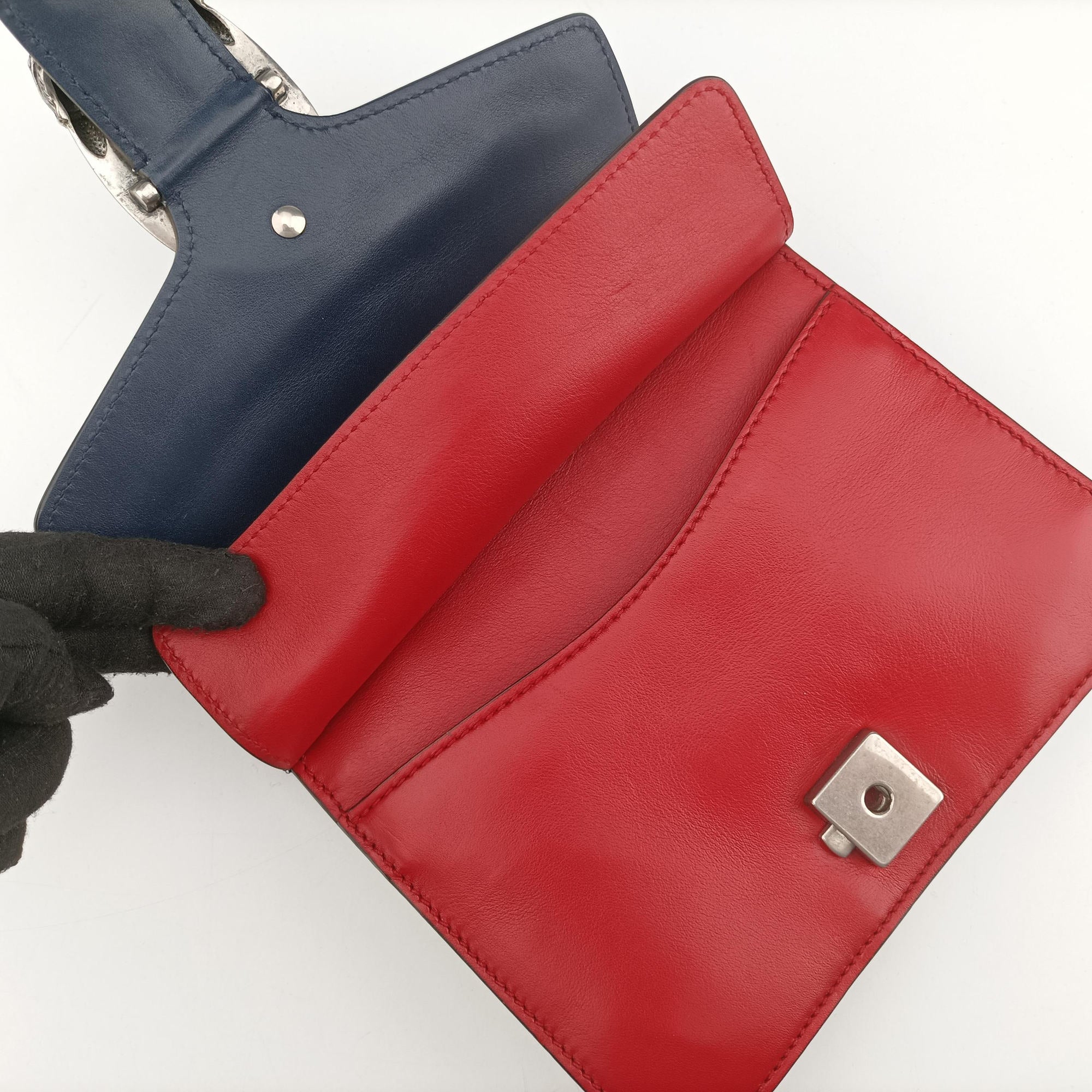 Vintage Gucci Dionysus Ivory×Red×Navy Leather 421970 shoulderbag | stylenewstar
