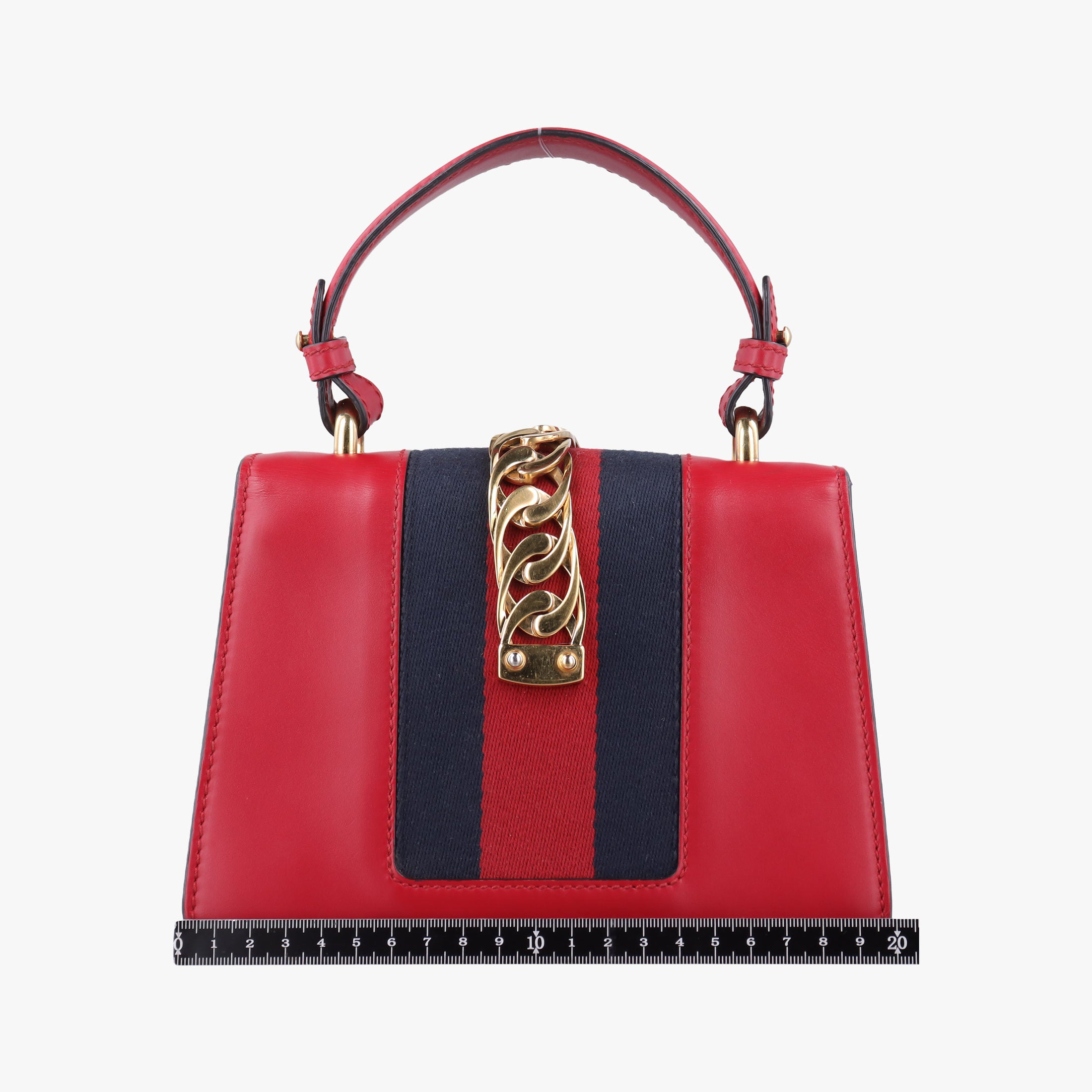Secondhand Gucci Sylvie Red Leather 470270 shoulderbag | stylenewstar