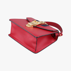 Secondhand Gucci Sylvie Red Leather 470270 shoulderbag | stylenewstar