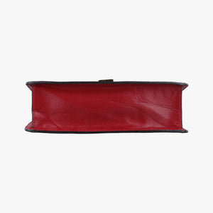Pre-owned Gucci Sylvie red×Multicolour Leather 524405 shoulderbag | stylenewstar