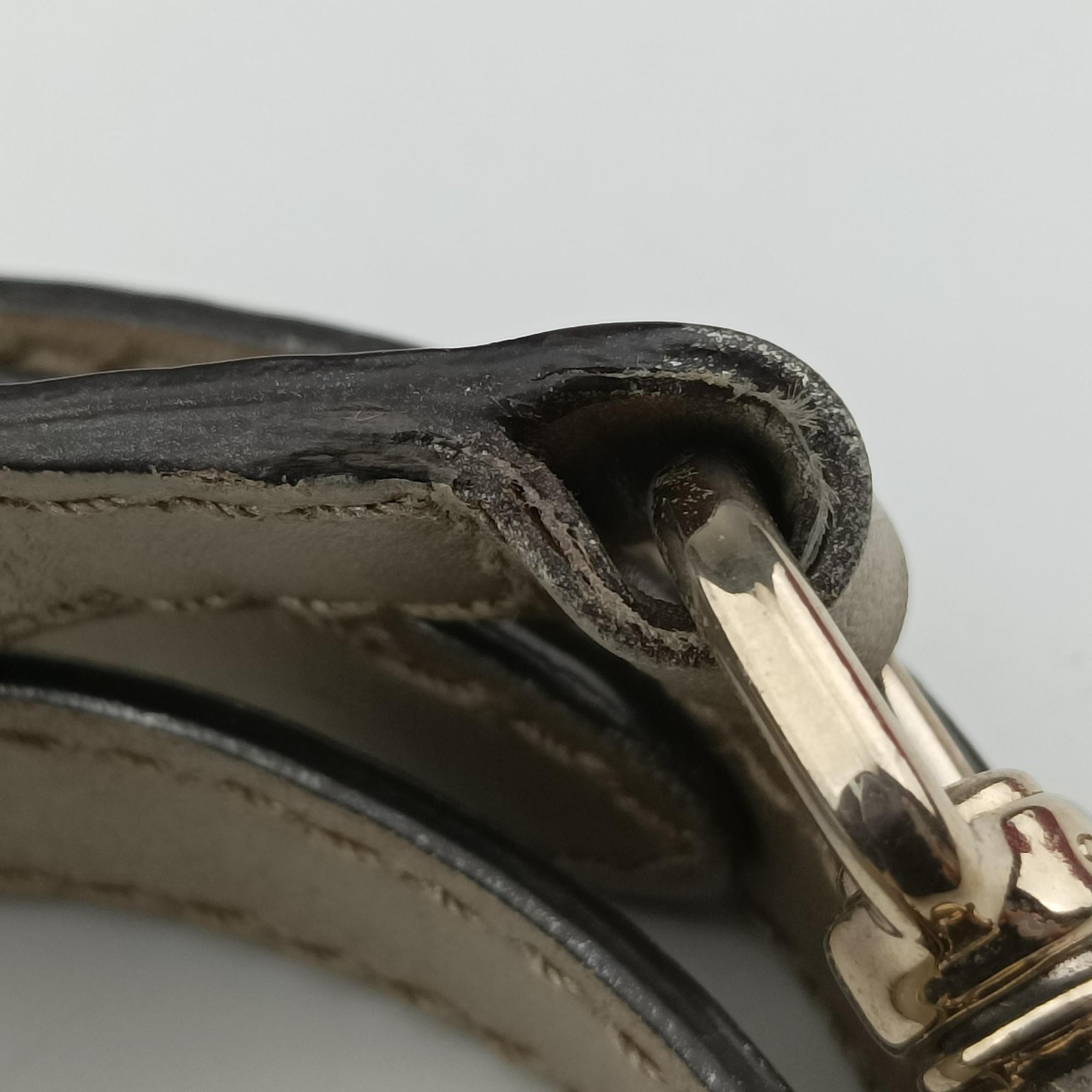 Secondhand Gucci Sukey White×Brown Leather×canvas 247902 shoulderbag | stylenewstar