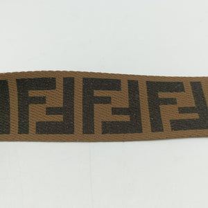 Pre-owned Fendi Flip Beige×Pink×Brown Leather×Suede 8BT303 shoulderbag | stylenewstar