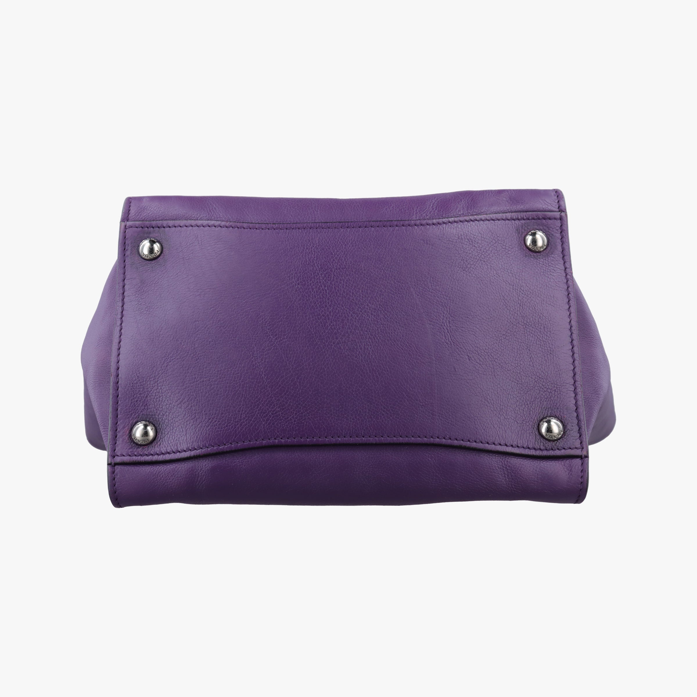 Vintage Prada Twin Pocket Winged Tote Purple Leather BN2619 shoulderbag | stylenewstar