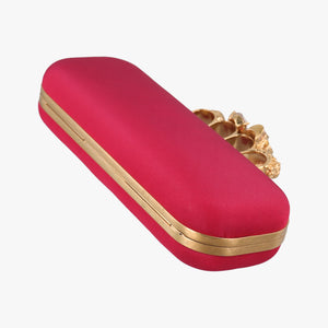Vintage Alexander McQueen Four Ring Red Fabric  clutchbag | stylenewstar
