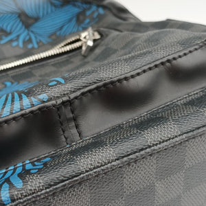 Pre-owned Louis Vuitton Josh Christopher Nemeth Rope Pattern blue×multicolor Damier Graphite N41712 backpack/rucksack | stylenewstar