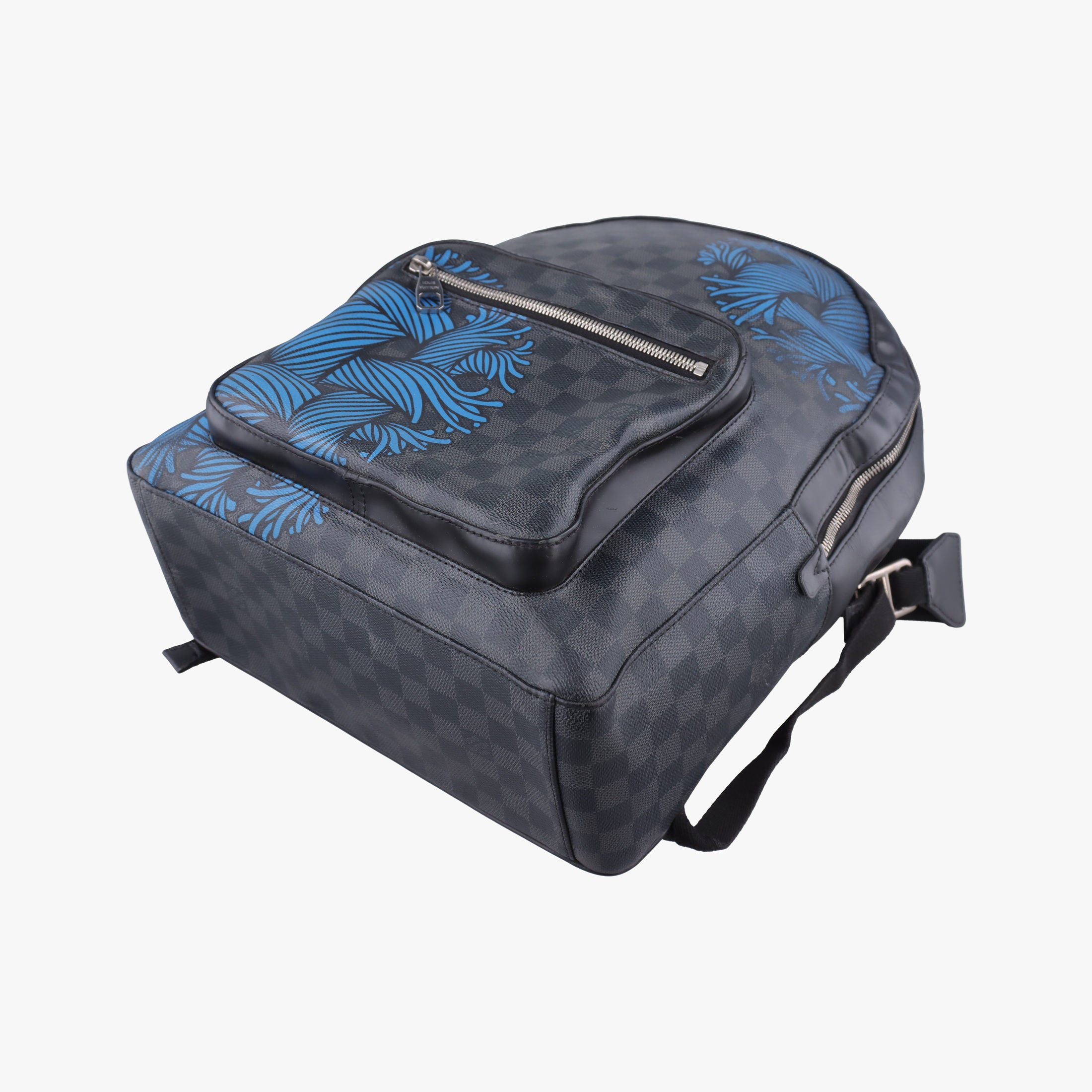 Pre-owned Louis Vuitton Josh Christopher Nemeth Rope Pattern blue×multicolor Damier Graphite N41712 backpack/rucksack | stylenewstar