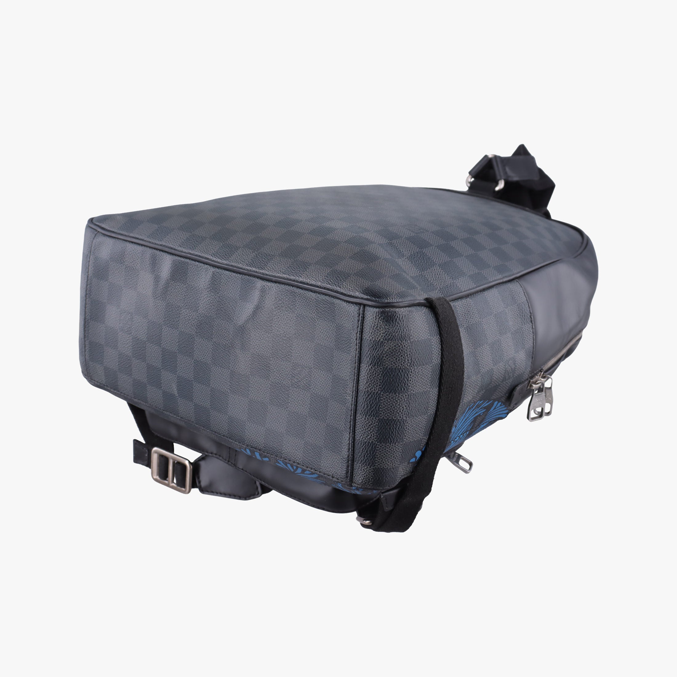 Pre-owned Louis Vuitton Josh Christopher Nemeth Rope Pattern blue×multicolor Damier Graphite N41712 backpack/rucksack | stylenewstar