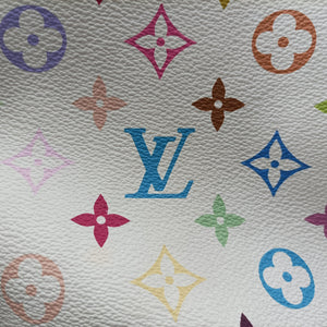Pre-owned Louis Vuitton Petit NOe white Monogram Multicolor M42229 shoulderbag | stylenewstar