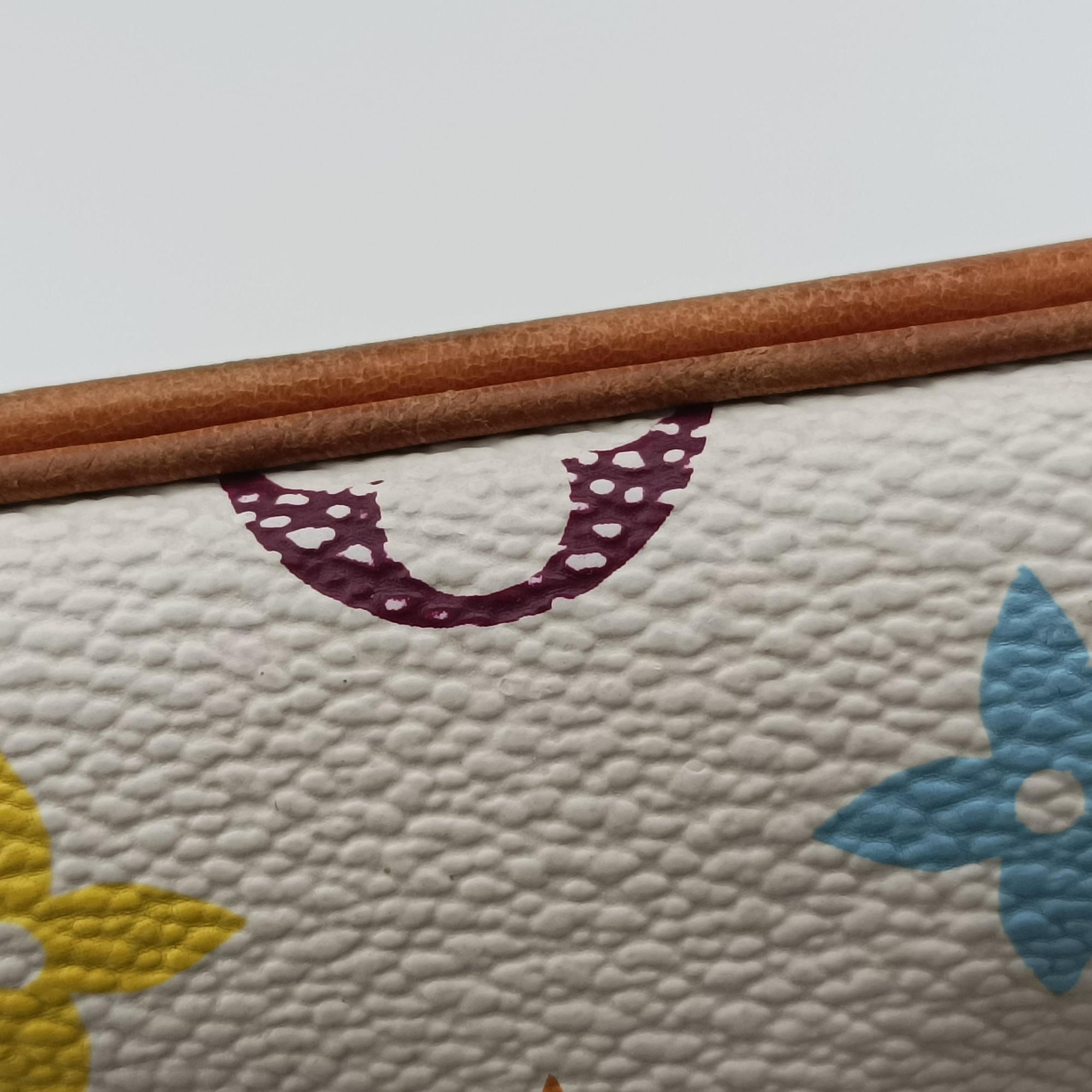 Pre-owned Louis Vuitton Petit NOe white Monogram Multicolor M42229 shoulderbag | stylenewstar