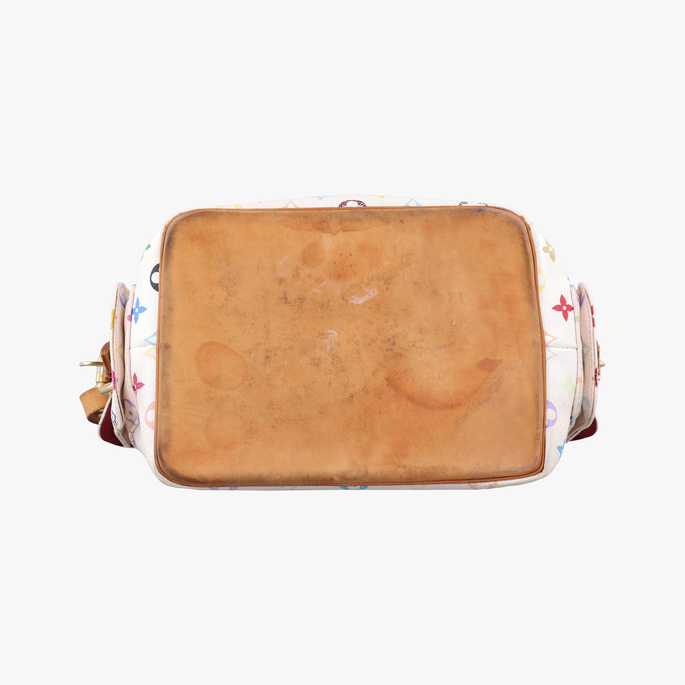 Pre-owned Louis Vuitton Petit NOe white Monogram Multicolor M42229 shoulderbag | stylenewstar