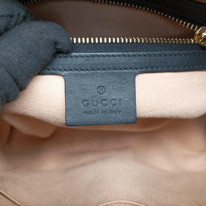 Secondhand Gucci Ophidia Navy×black Suede×leather 517080 shoulderbag | stylenewstar