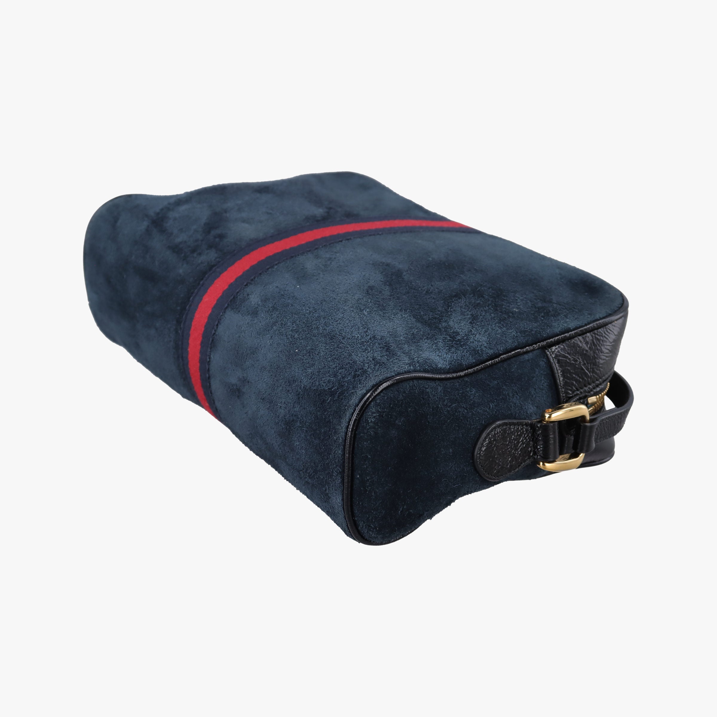 Secondhand Gucci Ophidia Navy×black Suede×leather 517080 shoulderbag | stylenewstar