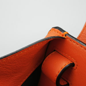 Pre-owned Loewe hammock Orange leather  shoulderbag | stylenewstar