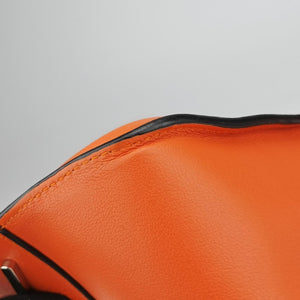 Pre-owned Loewe hammock Orange leather  shoulderbag | stylenewstar