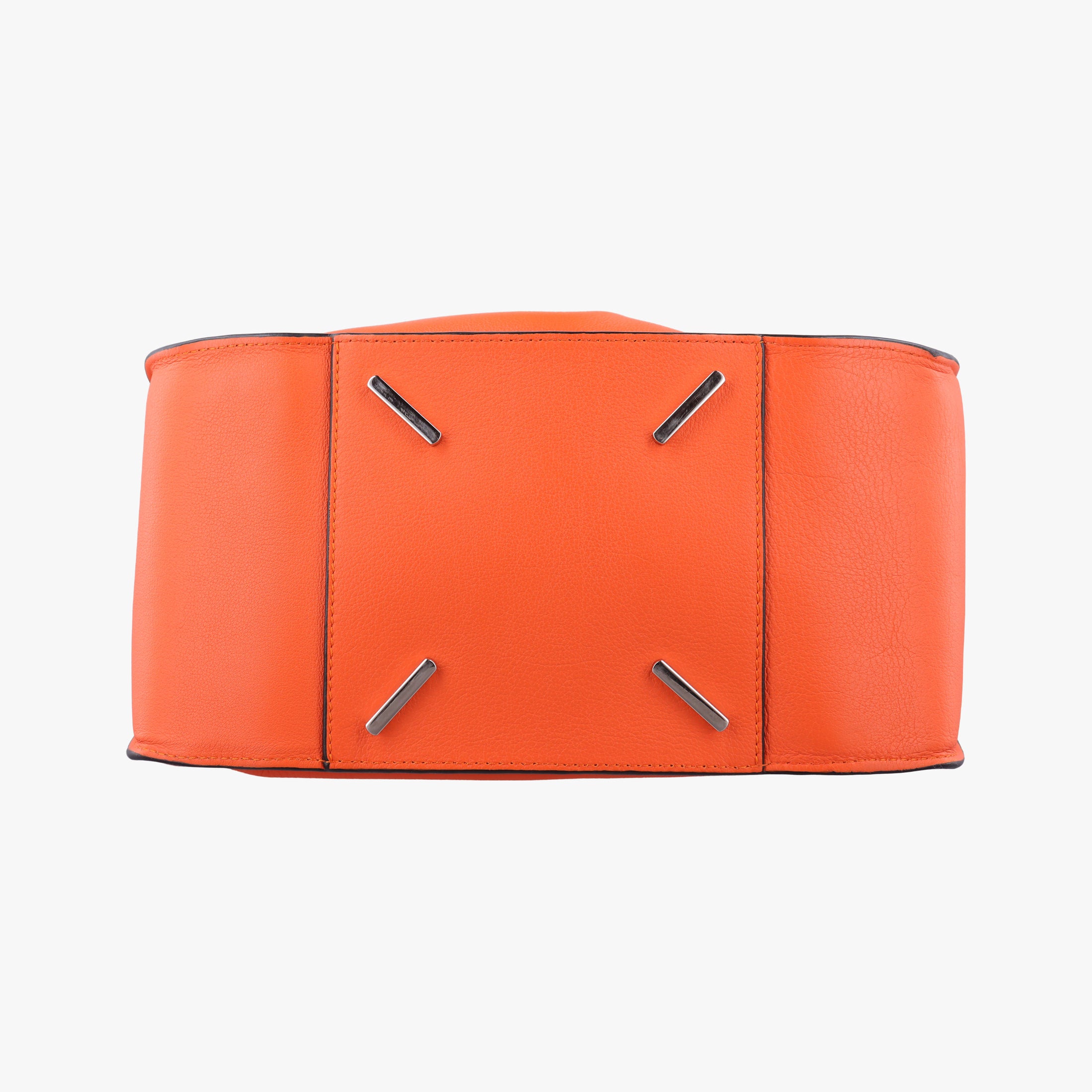 Pre-owned Loewe hammock Orange leather  shoulderbag | stylenewstar