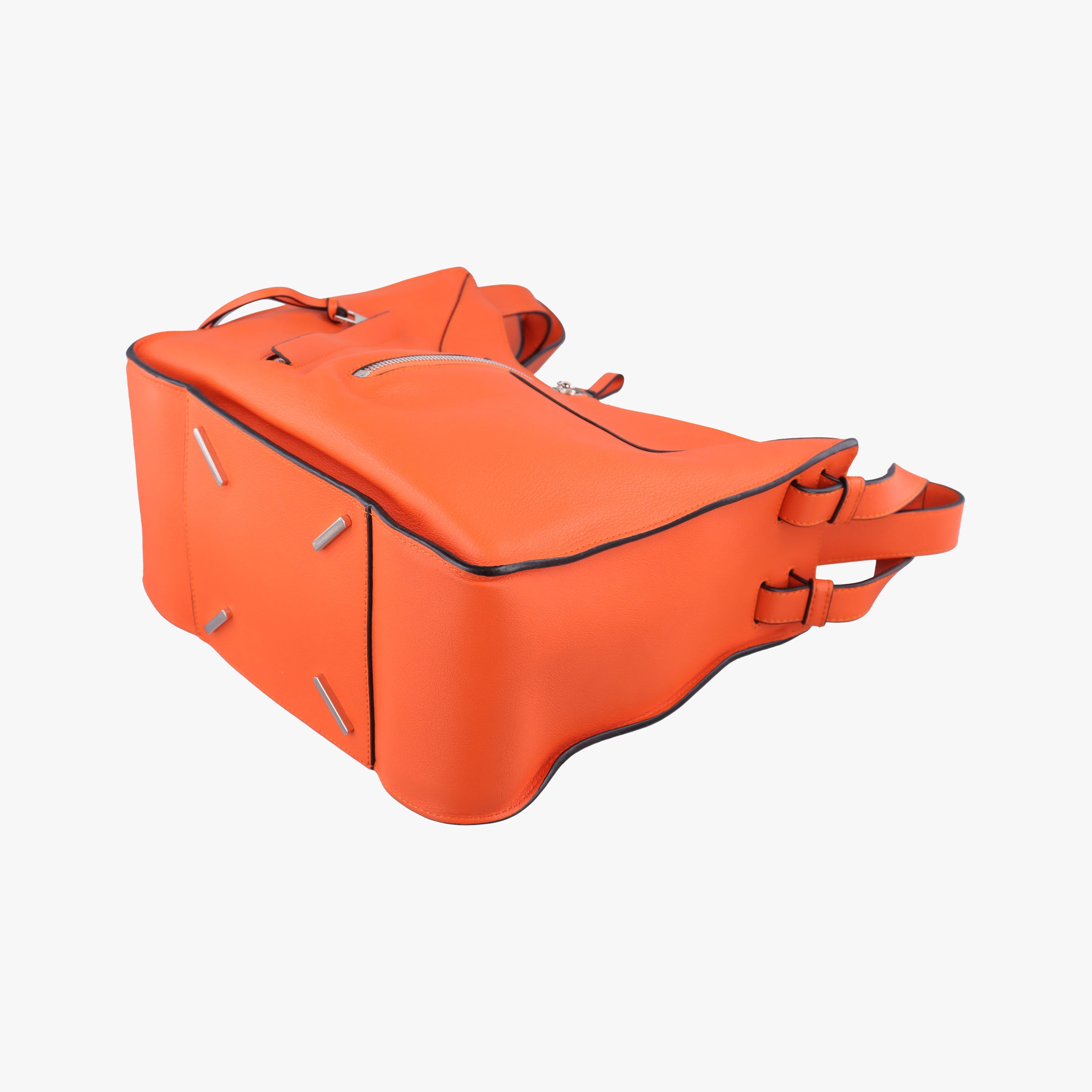 Pre-owned Loewe hammock Orange leather  shoulderbag | stylenewstar