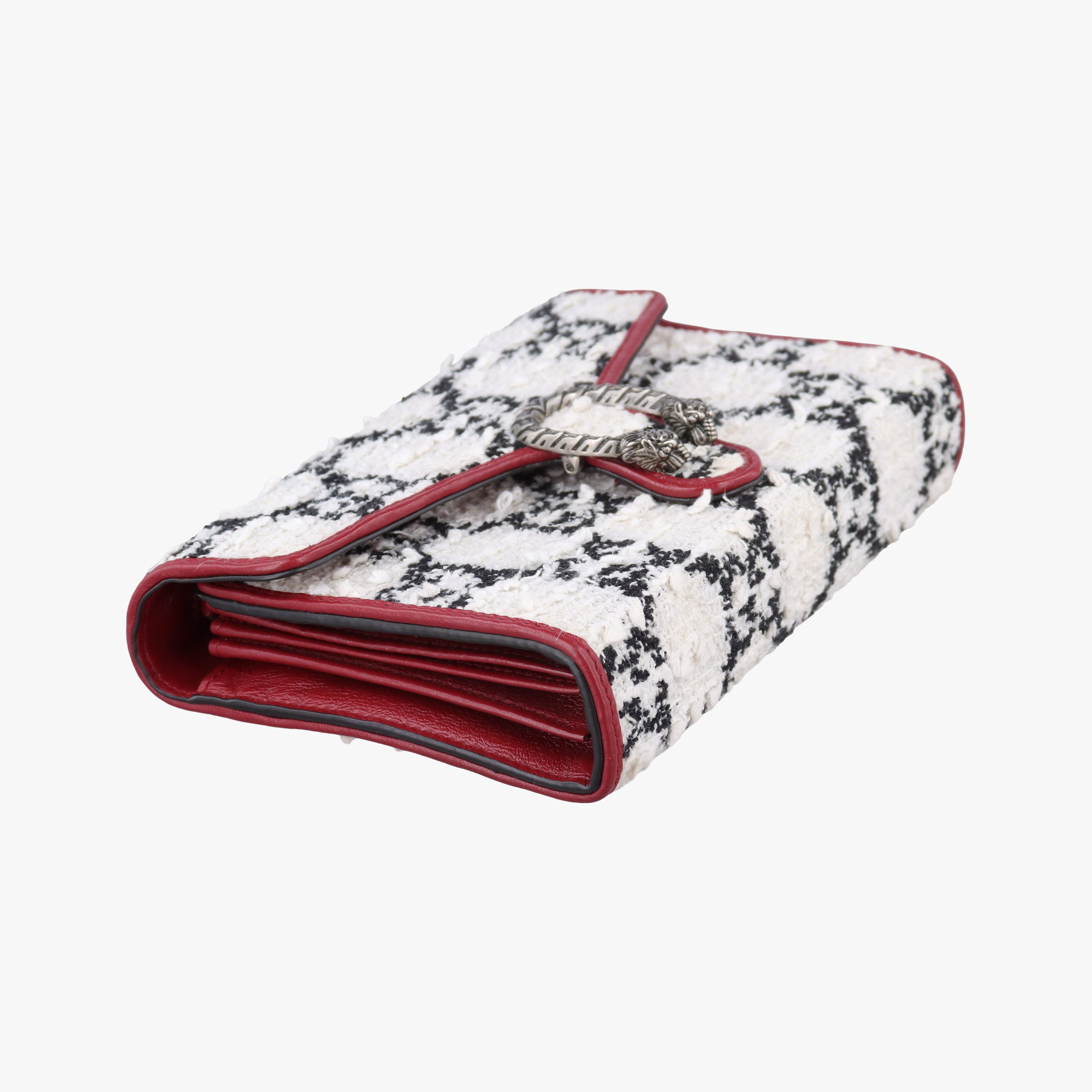 Vintage Gucci Dionysus Ivory × Red × Black Tweed×Leather 401231 shoulderbag | stylenewstar