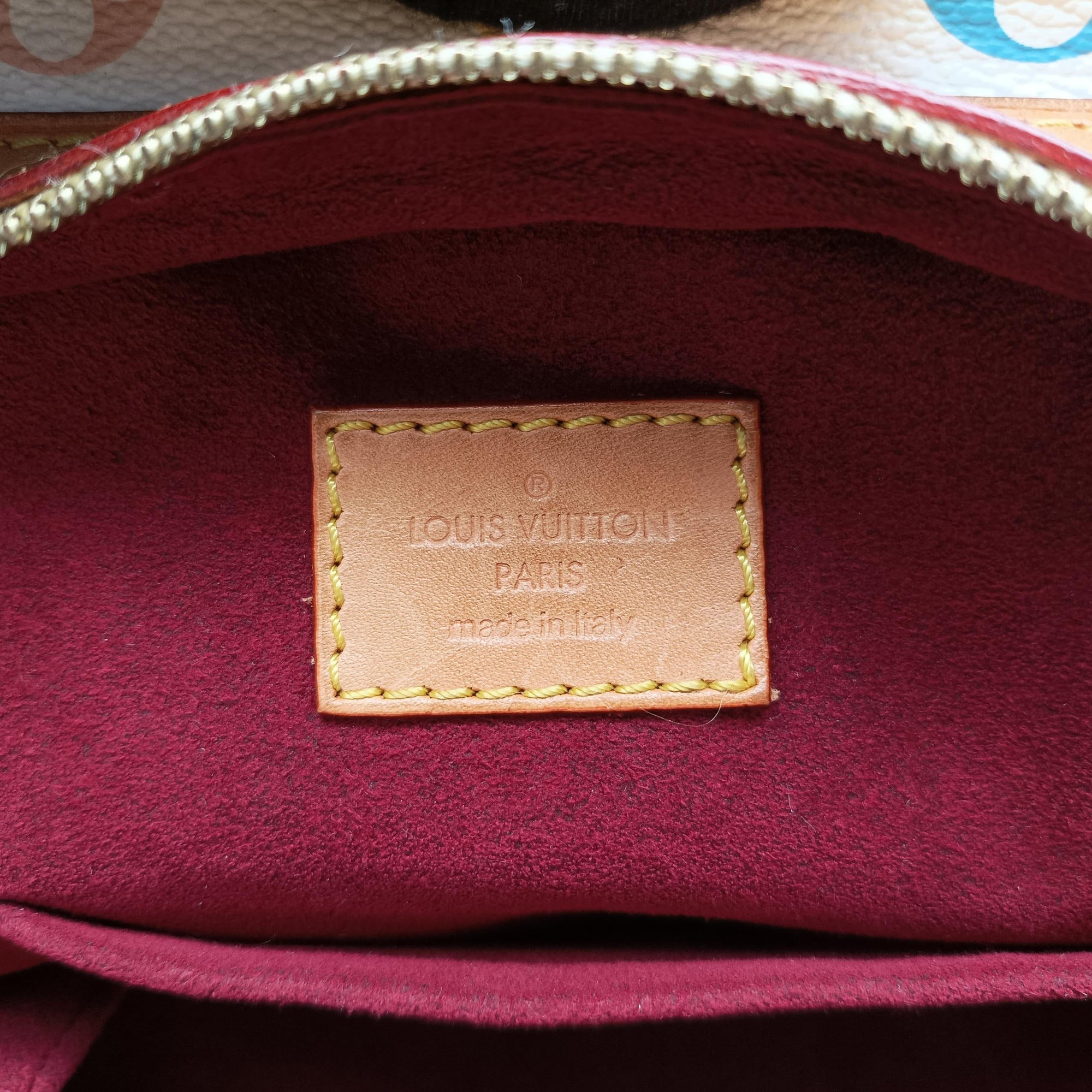 Pre-owned Louis Vuitton CLAUDIA white Monogram Multicolor M40193 handbag | stylenewstar