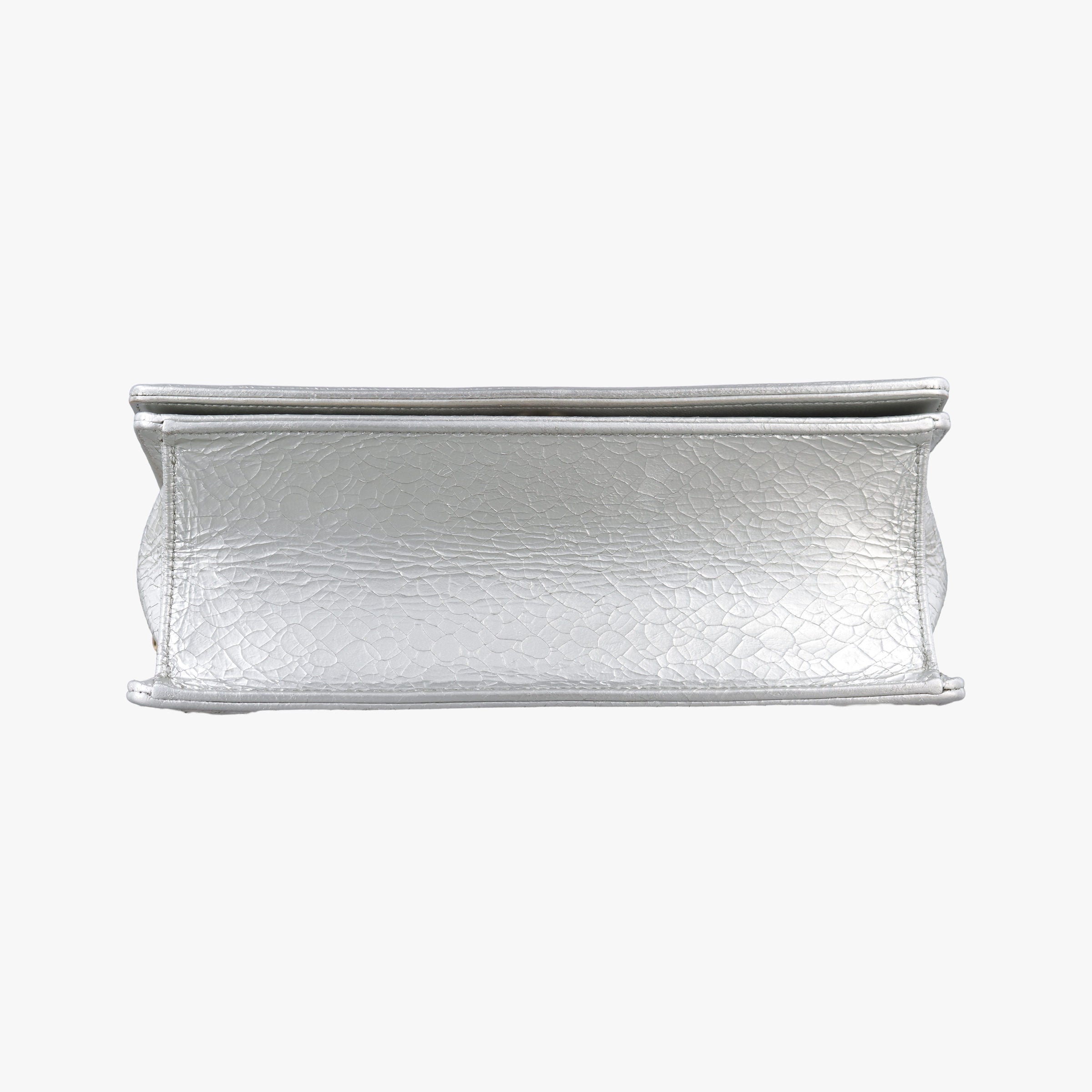 Pre-owned Christian Dior Diorama Silver Leather  shoulderbag | stylenewstar