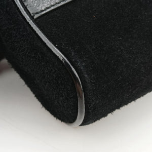 Pre-owned Gucci Ophidia Black Suede×leather 517076 shoulderbag | stylenewstar
