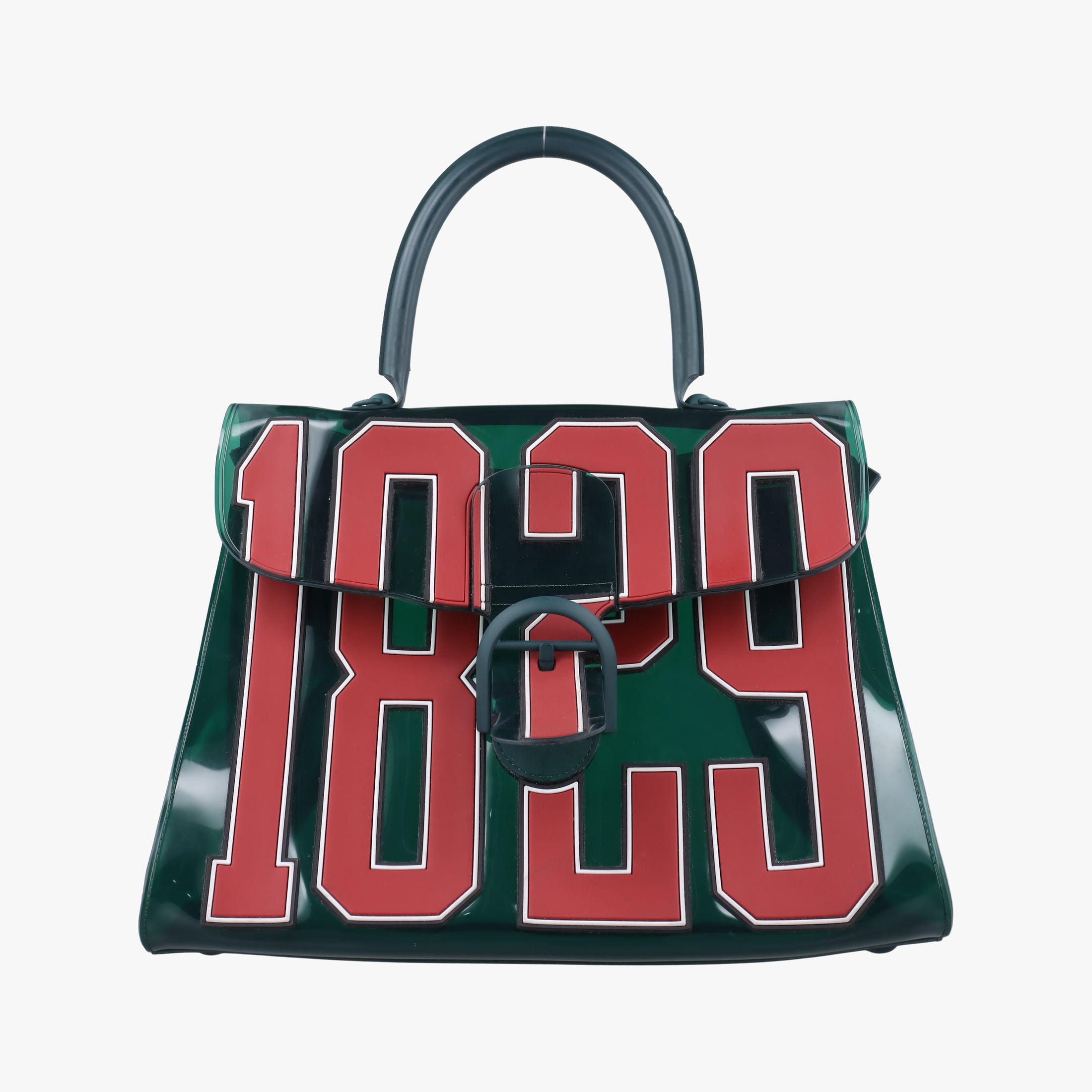 Secondhand Delvaux The Hero Green PVC (Vinyl Chloride) × Rubber  handbag | stylenewstar
