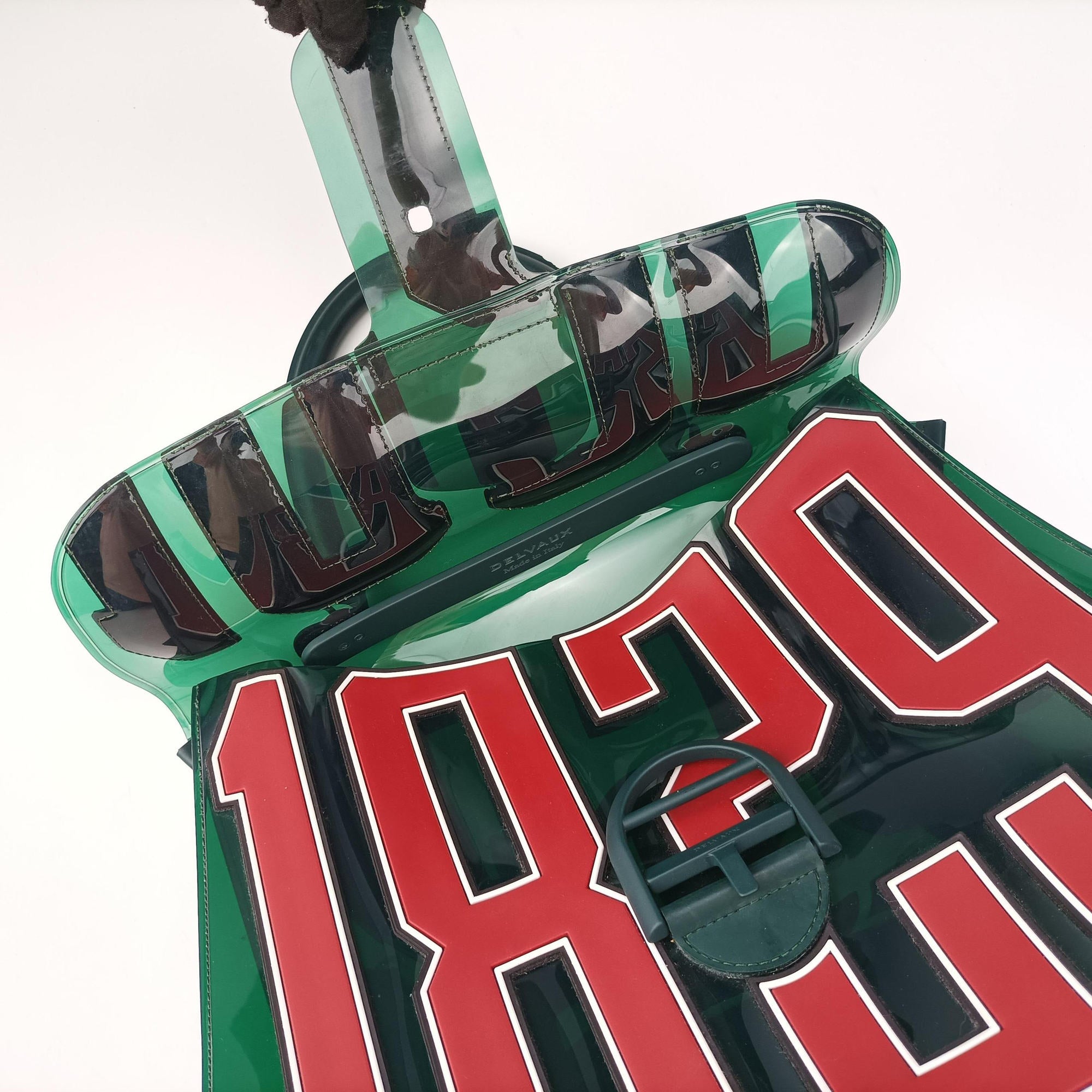 Secondhand Delvaux The Hero Green PVC (Vinyl Chloride) × Rubber  handbag | stylenewstar
