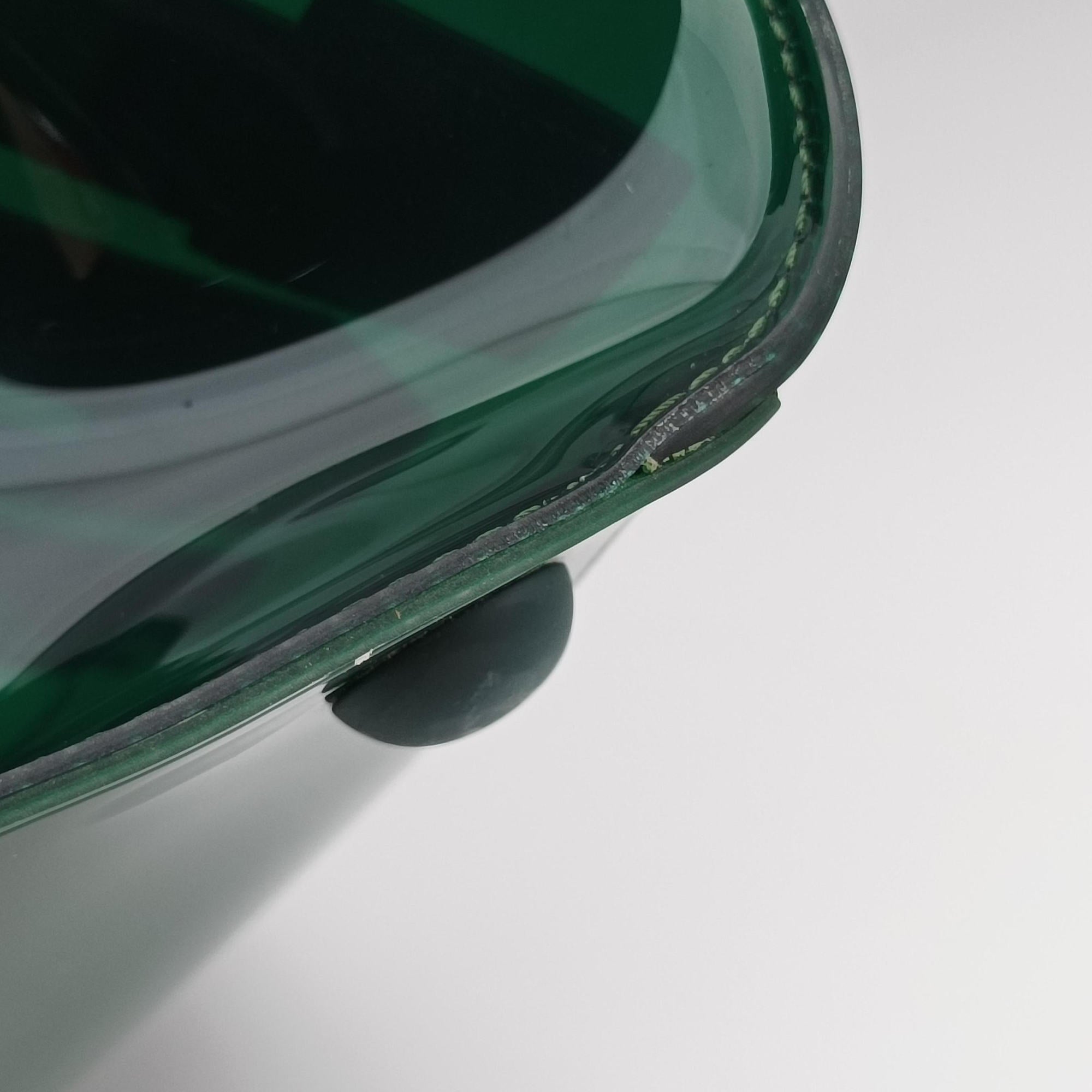 Secondhand Delvaux The Hero Green PVC (Vinyl Chloride) × Rubber  handbag | stylenewstar