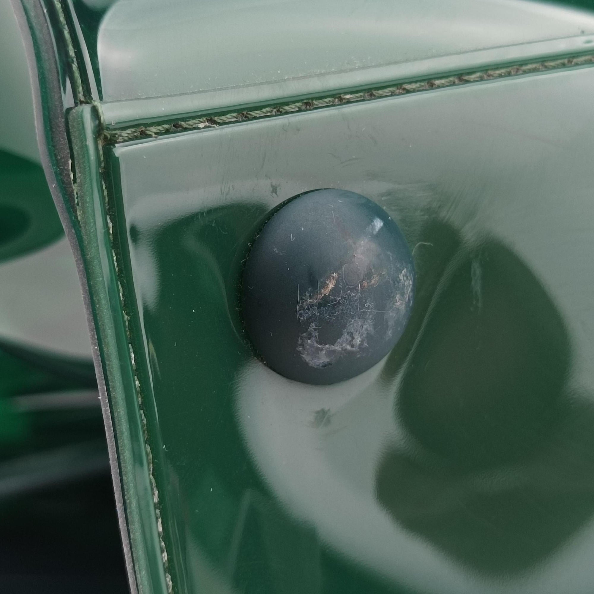 Secondhand Delvaux The Hero Green PVC (Vinyl Chloride) × Rubber  handbag | stylenewstar