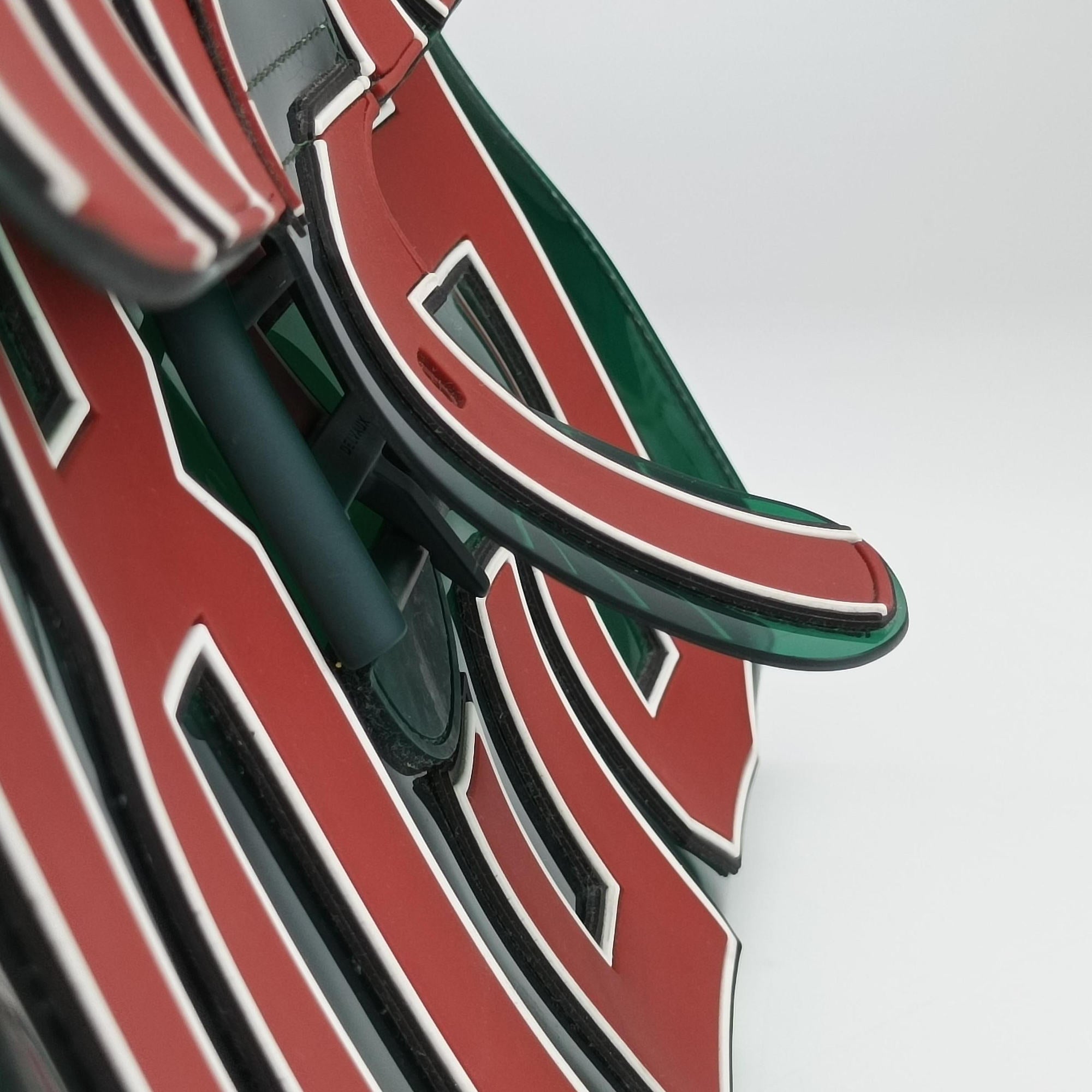 Secondhand Delvaux The Hero Green PVC (Vinyl Chloride) × Rubber  handbag | stylenewstar