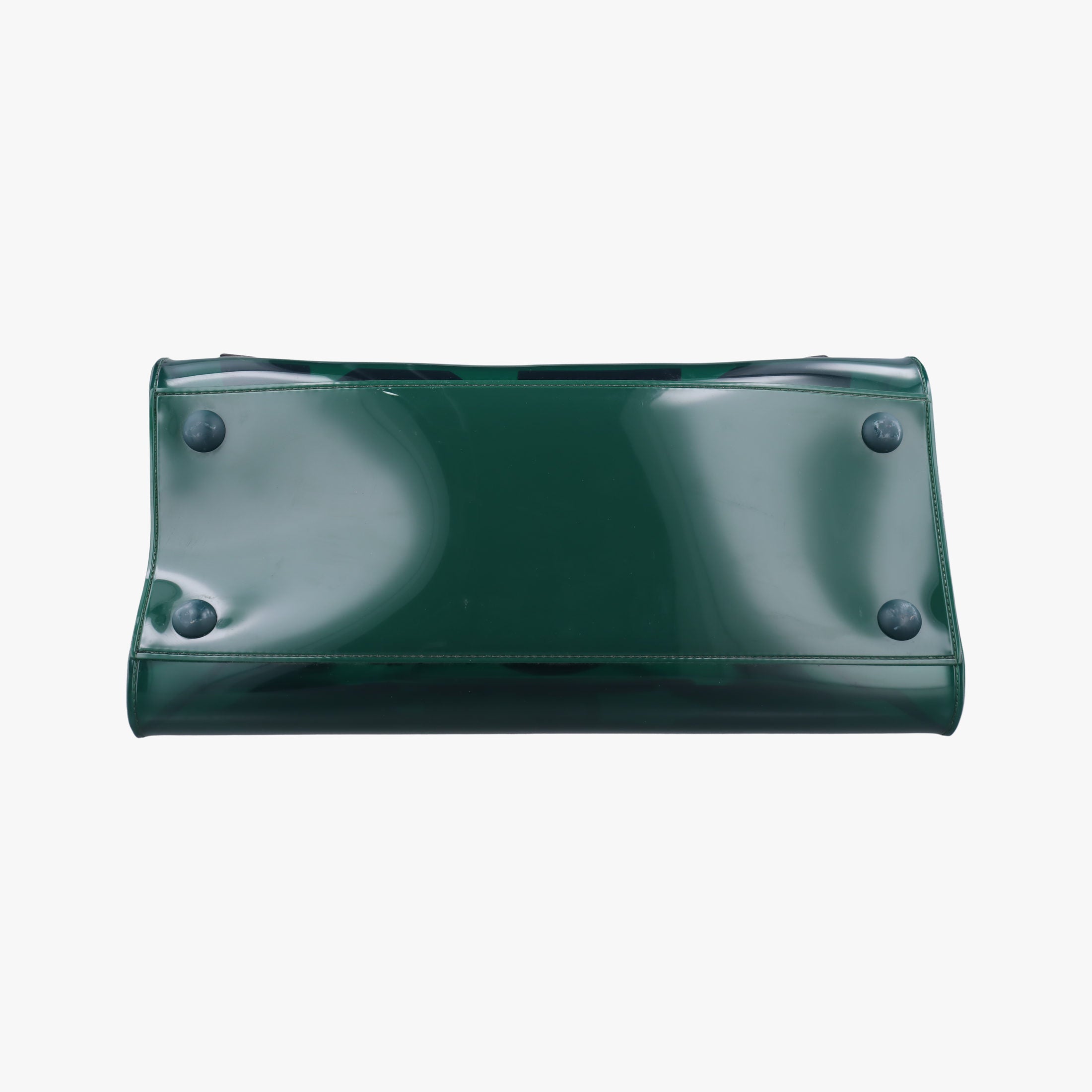 Secondhand Delvaux The Hero Green PVC (Vinyl Chloride) × Rubber  handbag | stylenewstar