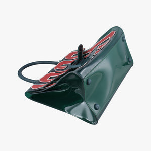 Secondhand Delvaux The Hero Green PVC (Vinyl Chloride) × Rubber  handbag | stylenewstar