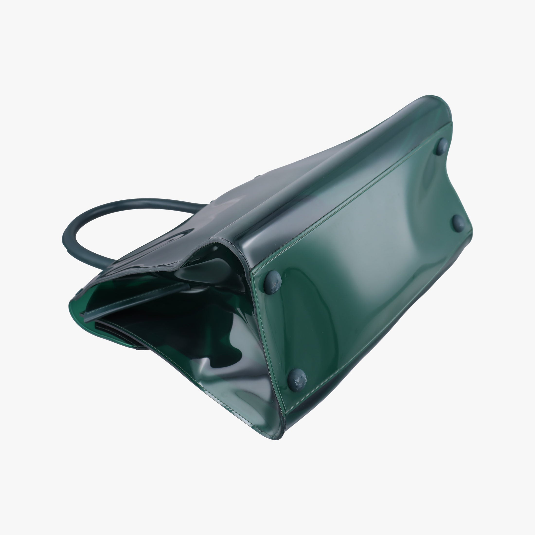Secondhand Delvaux The Hero Green PVC (Vinyl Chloride) × Rubber  handbag | stylenewstar