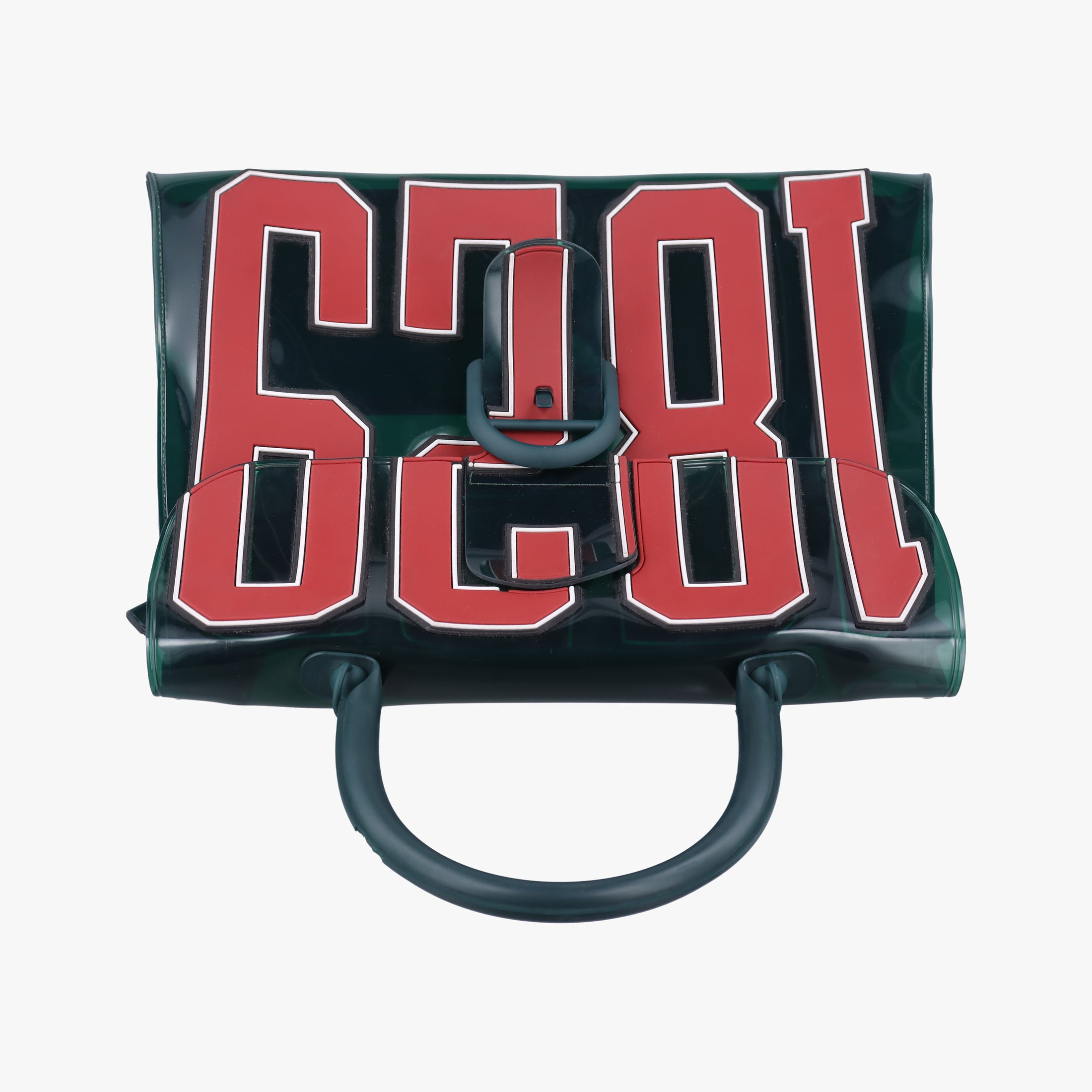 Secondhand Delvaux The Hero Green PVC (Vinyl Chloride) × Rubber  handbag | stylenewstar