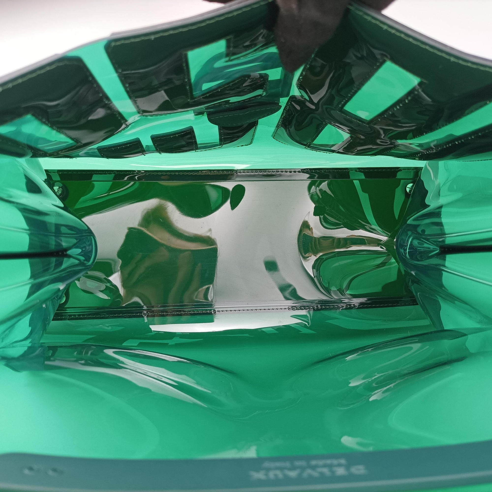 Secondhand Delvaux The Hero Green PVC (Vinyl Chloride) × Rubber  handbag | stylenewstar